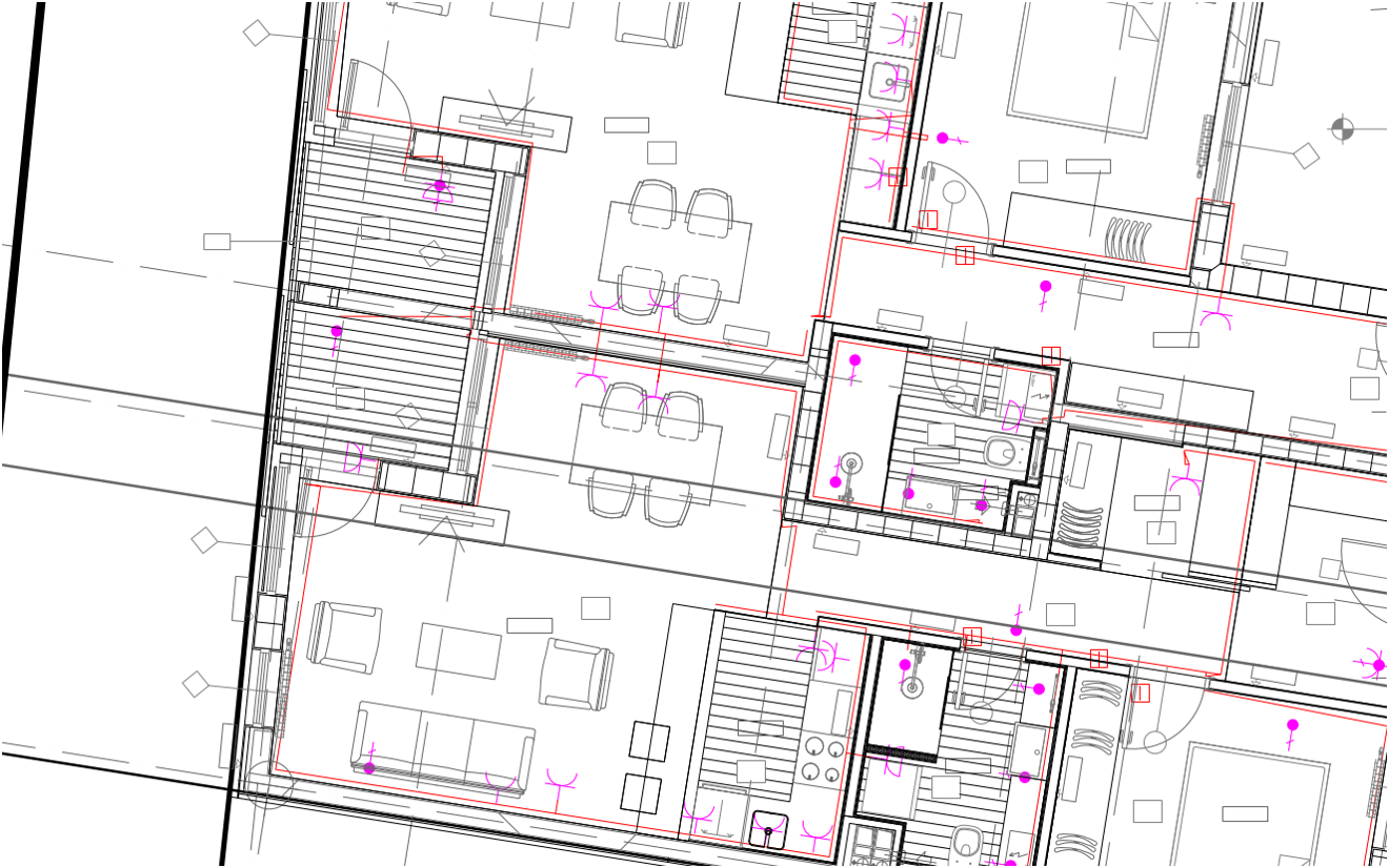 Detail of a generated socket-outlet drawing
